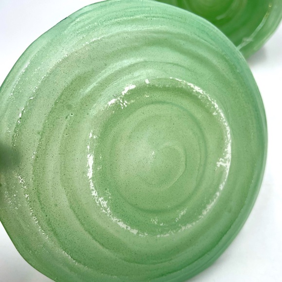 Consolidated Glass: Pattern”CSGCATJA” Catalonian Jade Green 6”Bread Butter Plate - Picture 13 of 15